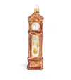Harrods Glass Grandfather Clock Tree Decoration In Brown