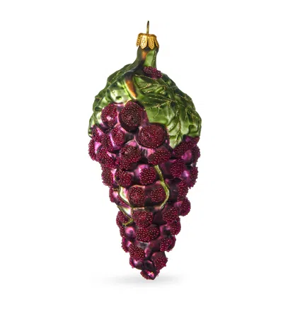 Harrods Glass Grapes Tree Decoration