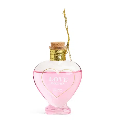 Harrods Glass Love Potion Tree Decoration In Pink