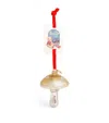 Harrods Glass Mushroom Tree Decoration In Gold