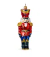 Harrods Glass Nutcracker Crunch Tree Ornament