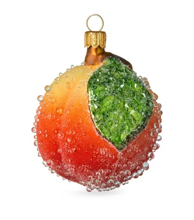 Harrods Glass Peach Tree Decoration