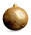 Harrods Glitter-embellished Bauble In Gold