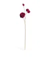 Harrods Glittered Zinnia Ornament In Red