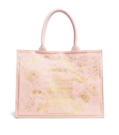Harrods Gold Building Shopper Bag