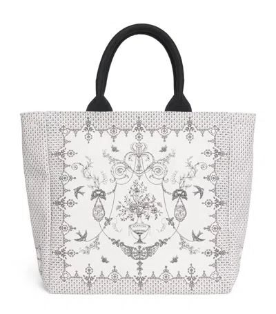 Harrods Grab Lace Print Tote Bag