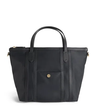 Harrods Grab Nylon Jetsetter Tote Bag In Black
