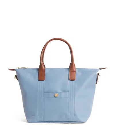 Harrods Grab Nylon Tote Bag In Blue