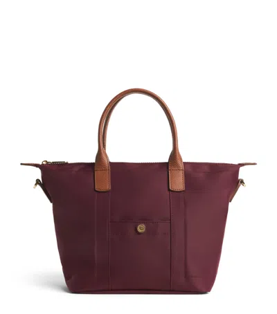 Harrods Grab Nylon Tote Bag In Brown