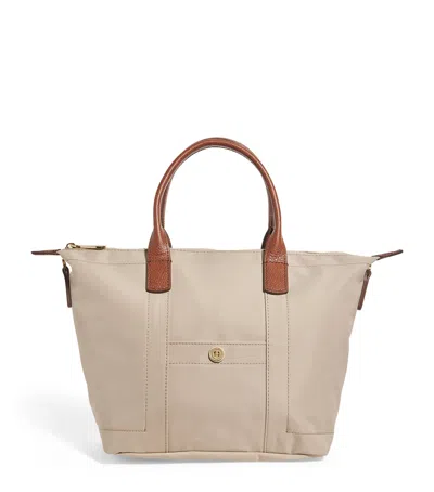Harrods Grab Nylon Tote Bag In Neutral