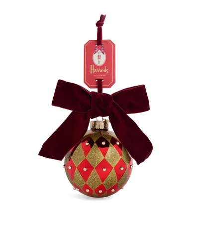 Harrods Harlequin Bauble