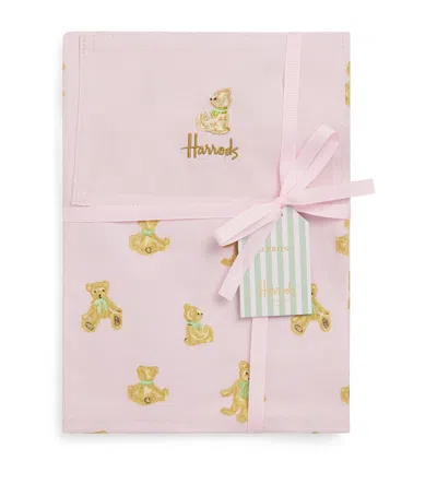 Harrods Henry Bear Kids Apron In Pink