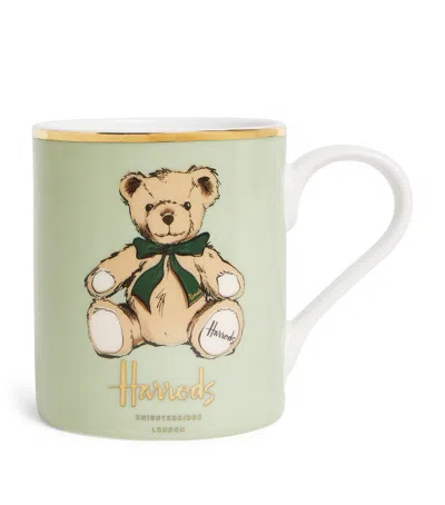 Harrods Henry Bear Mug In Green