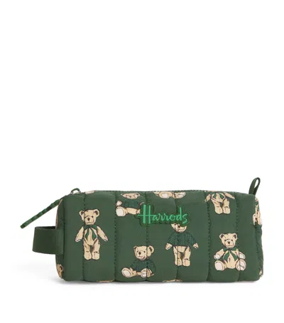 Harrods Henry Bear Pencil Case In Green