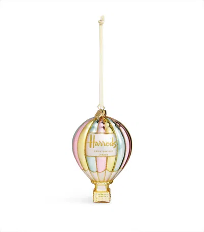 Harrods Hot Air Balloon Tree Decoration In Multi