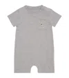 Harrods Jersey Bear Playsuit In Gray