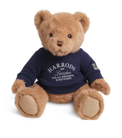 Harrods Jersey Bear In Neutral