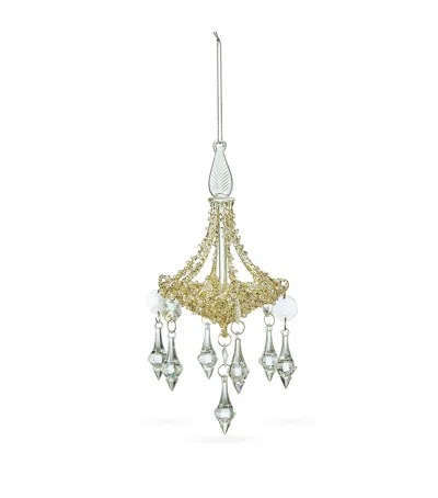 Harrods Jewel Chandelier Tree Decoration In Gold