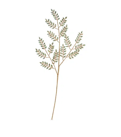 Harrods Jewel Leaf Ornament In Multi