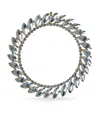 Harrods Jewel Wreath Ornament In Silver