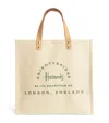 Harrods Jute And Cotton Food Halls Shopper Bag In Neutral
