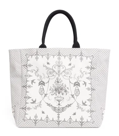 Harrods Lace Print Tote Bag