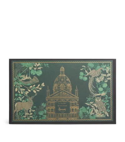Harrods Large Luxury Matches In Green