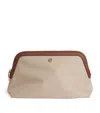 Harrods Large Nylon Wash Bag In Neutral