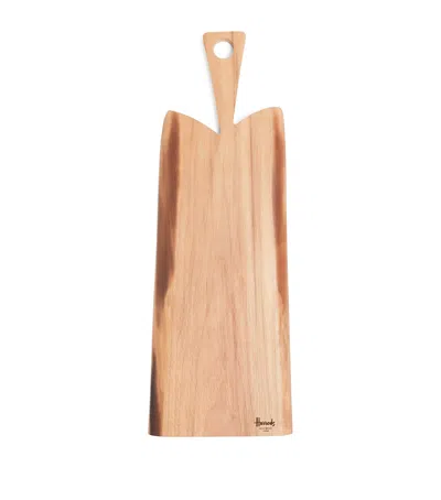 Harrods Large Walnut Wood Chopping Board In Brown