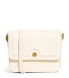 Harrods Leather Camera Bag In Beige