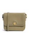 Harrods Leather Camera Bag In Green