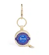 Harrods Leather Caviar Keyring