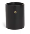 Harrods Leather Pen Pot In Black