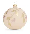 HARRODS LEAVES PRINT BAUBLE