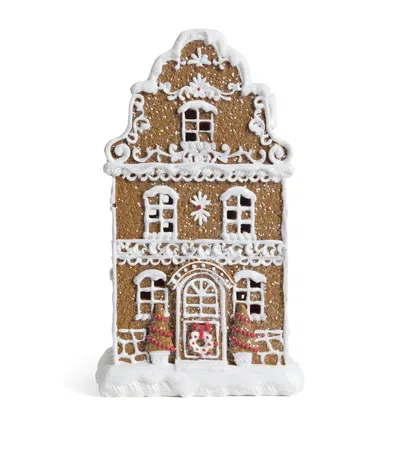 Harrods Led Gingerbread House Ornament In Brown