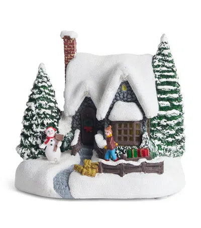 Harrods Led Wooden Cabin Ornament