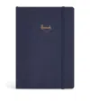 Harrods Logo A5 Notebook In Navy