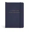 Harrods Logo A6 Notebook In Navy