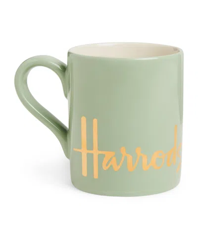 Harrods Logo Mug In Green