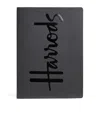 Harrods Logo Notebook In Black