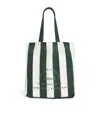 Harrods Logo Pocket Shopper Bag In Green