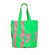 Harrods Logo Pocket Shopper Bag In Green