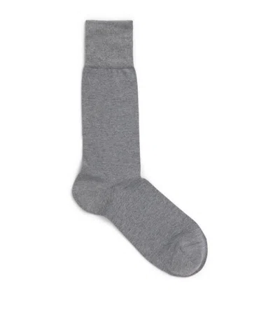 Harrods Logo Socks In Grey