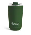 Harrods Logo Travel Cup In Green