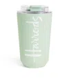Harrods Logo Travel Cup In Green