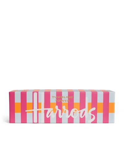 Harrods Logo Tumbling Tower Set In Multi