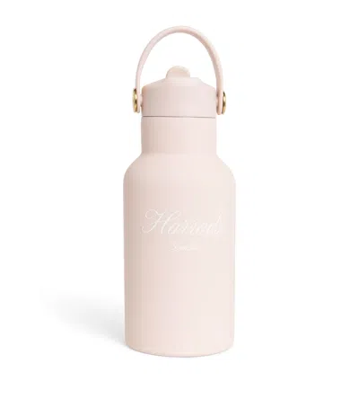Harrods Logo Water Bottle In Pink