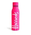 Harrods Logo Water Bottle In Pink
