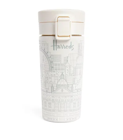 Harrods London Skyline Travel Cup In White