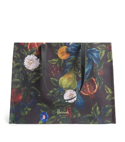 Harrods Medium Festive Banquet Shopper Bag